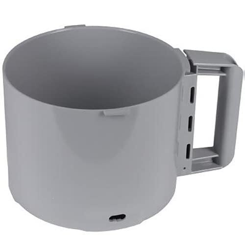 Replacement 3 Qt. Plastic Bowl for Commercial Food Processor, Clear