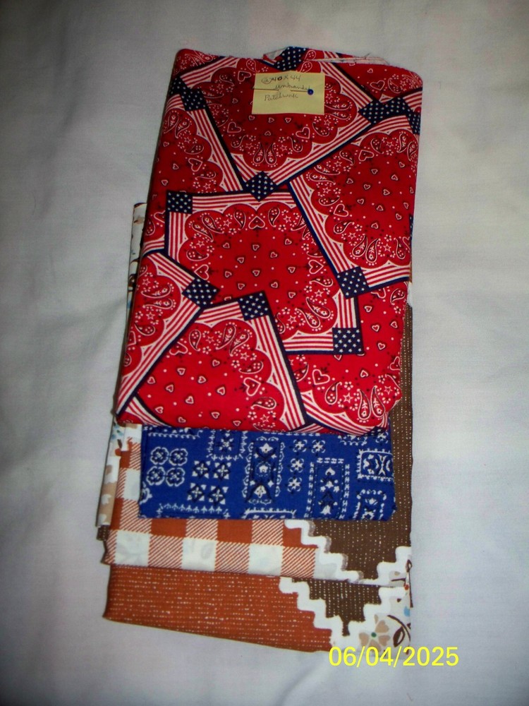 COTTON QUILTING FABRIC- PATCHWORK PRINTS & SQUARES - Unbranded - U-PICK1