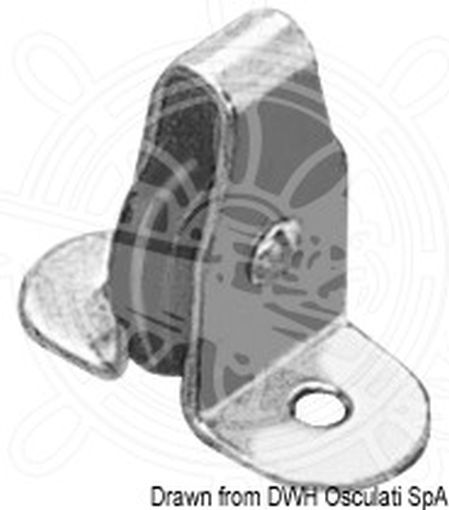 Viadana SS small vertical block nylon sheave 4 mm