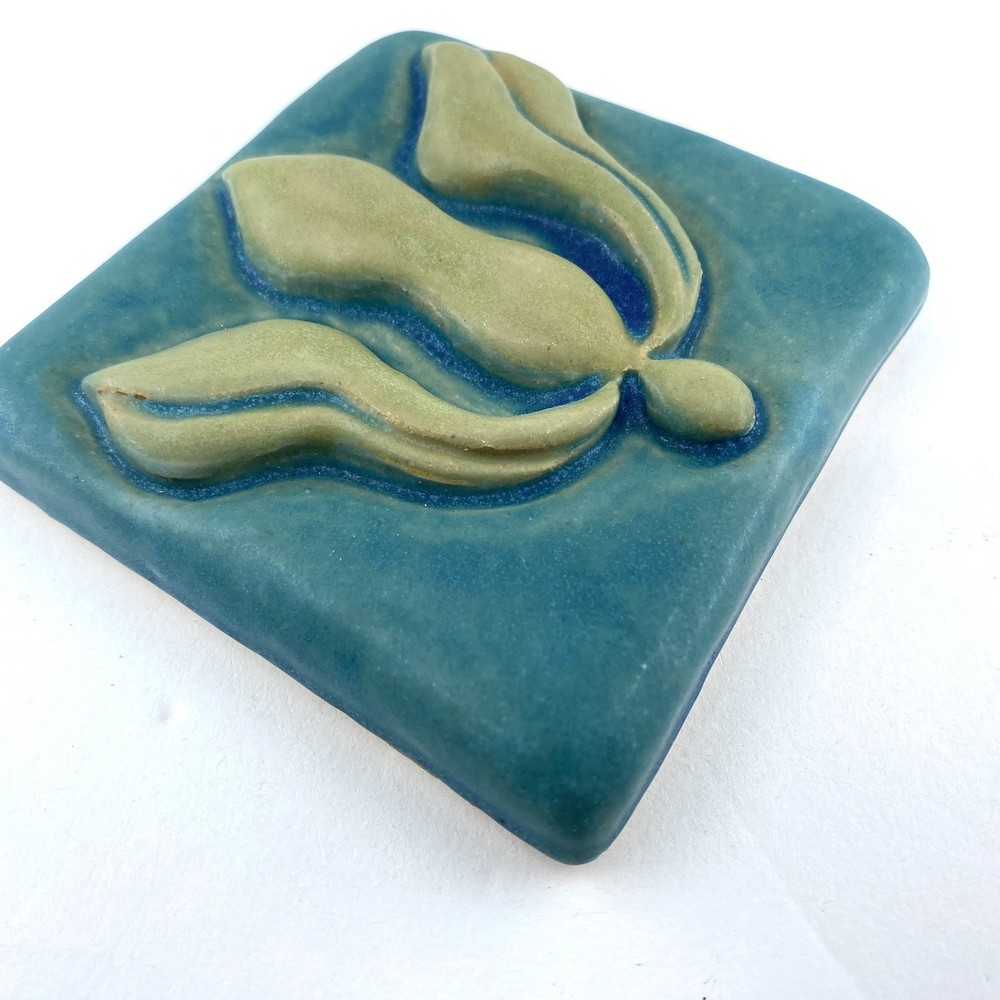 Tulip 4x4" Ceramic Art Tile By Gretchen Kramp