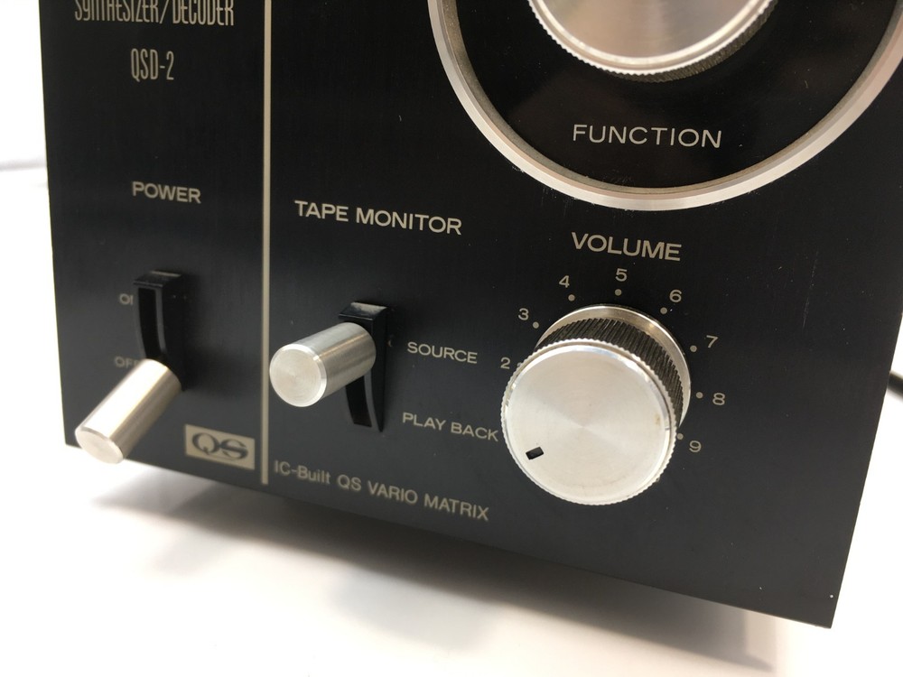 【Tested】 Sansui QSD-2 QS4 Channel Synthesizer Decoder Vintage Quadraphonic Japan