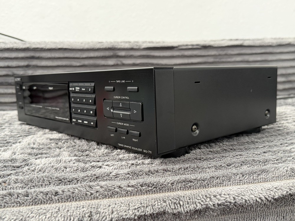 Sony SEQ-711 7 Band Graphic Equalizer Black Home Audio Component