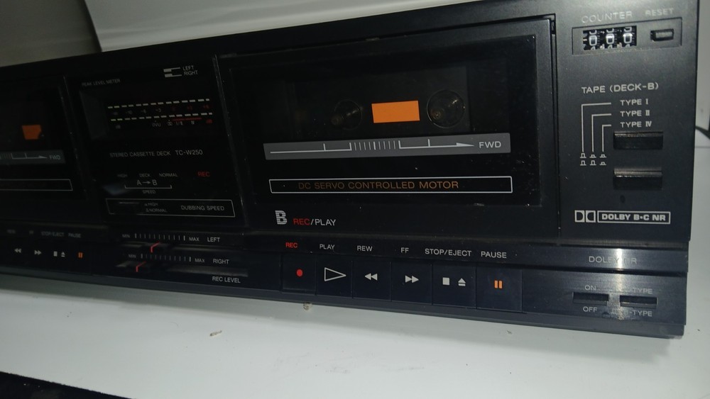 Sony Tc W250 Stereo Cassette Player