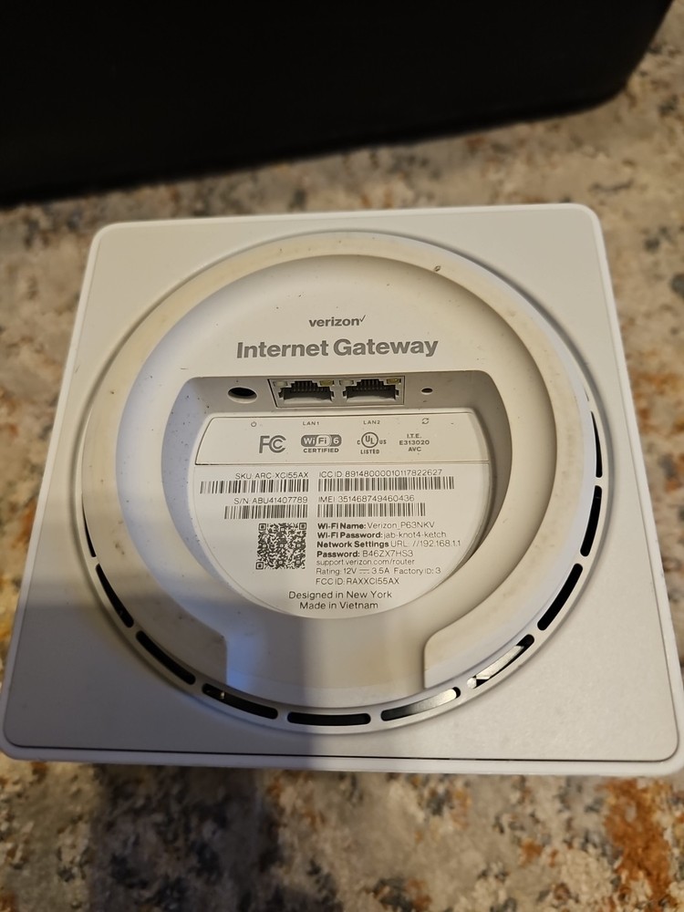 Verizon Internet Gateway No Power Cord