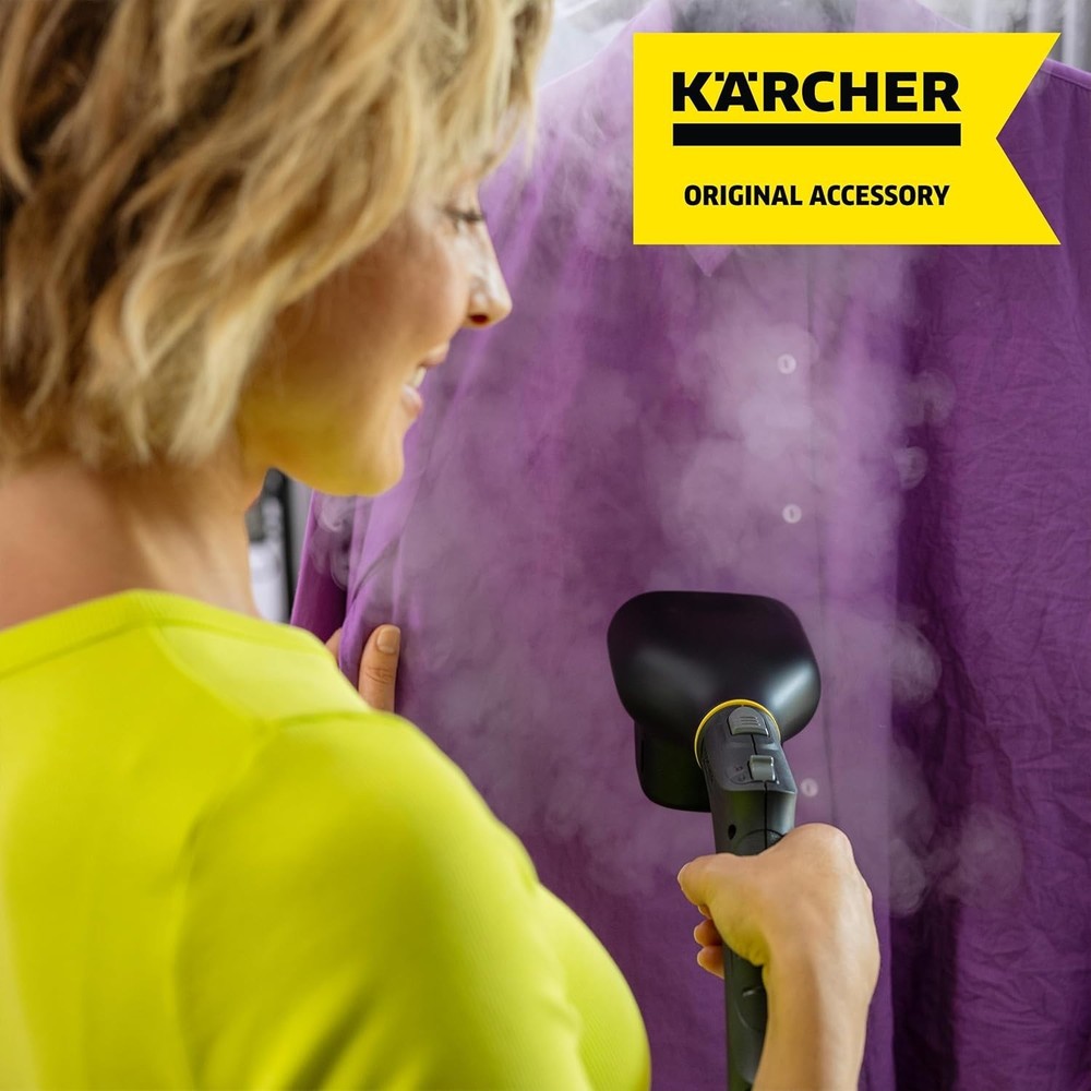 Versatile White Garment Steamer for Textiles - Odor Neutralizing & Easy Use