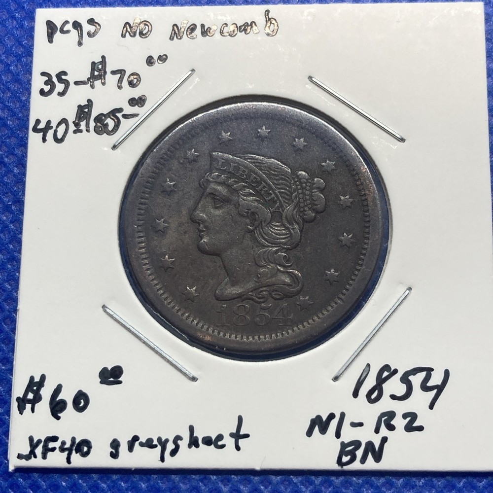 1854 Large Cent Looks N1 See Description