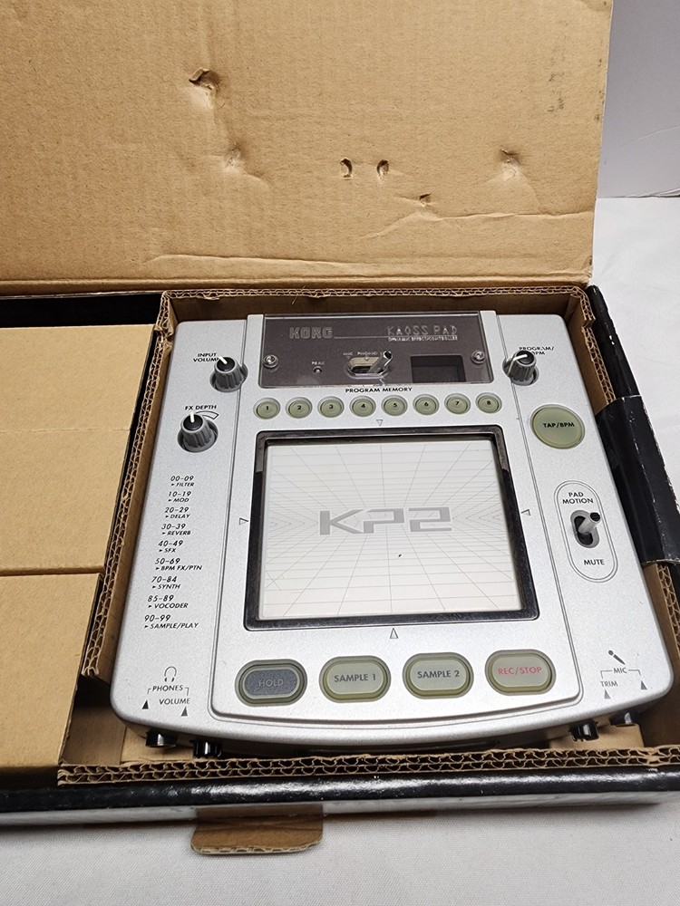 Korg KP2 Kaoss Pad Dynamic Effects Controller Powers up (For Parts)