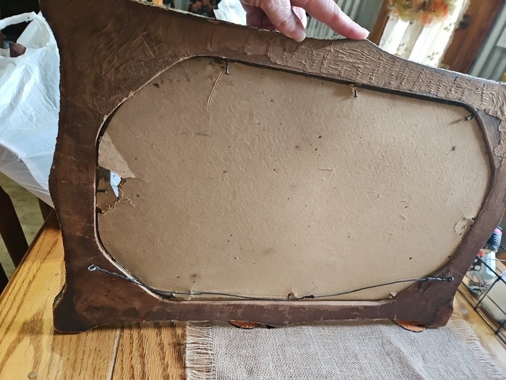 Vintage Wood Plaster Frame