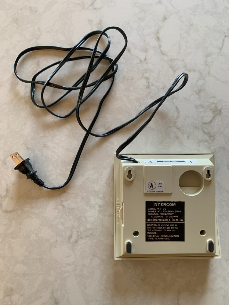 Command Wireless Intercom, Model WI-2C