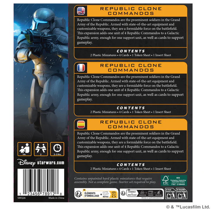 Star Wars: Legion: Republic Clone Commandos