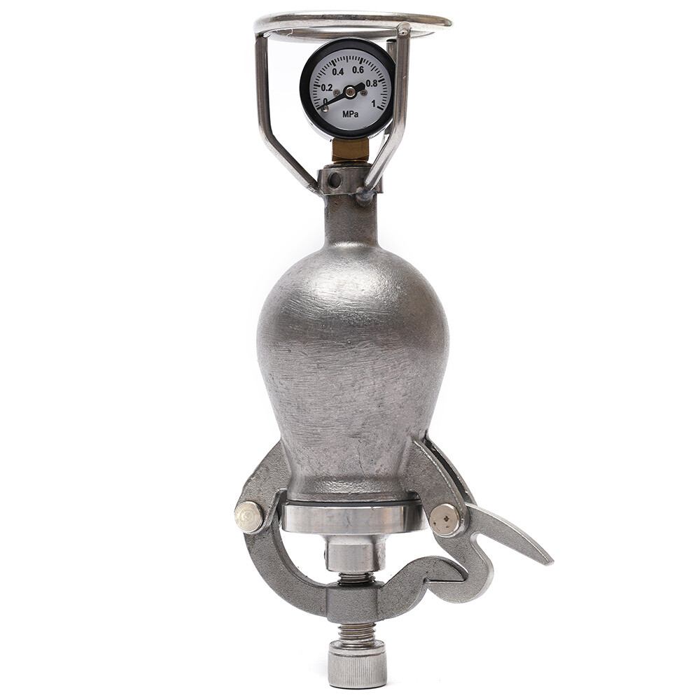 Popcorn Maker Hand-cranked Cannon Corn Popper Pop Corn Puffing Machine Stainless
