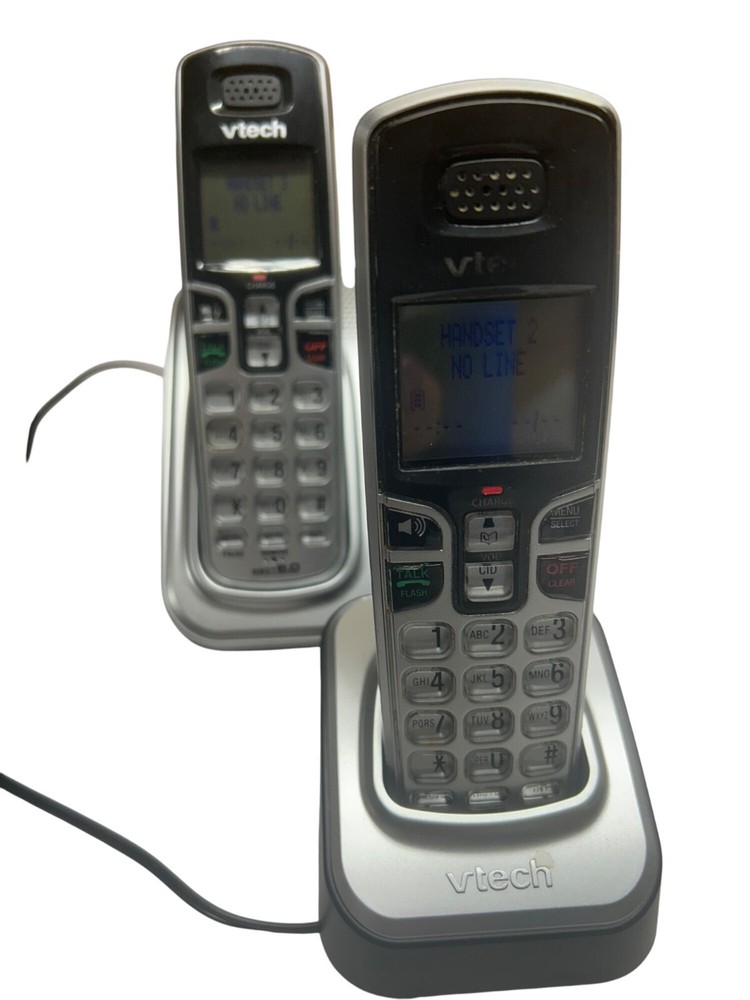 VTech DECT 6.0 Cordless Phone System With Answering Machine & 2 Handsets