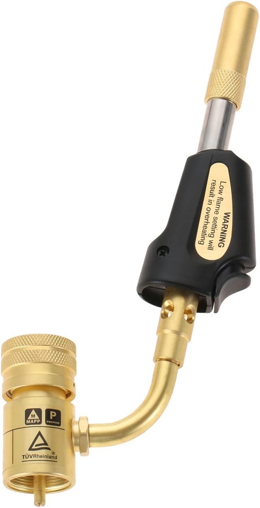 Propane MAPP Gas Turbo Torch Tips with Self Ignition Trigger Adjustable