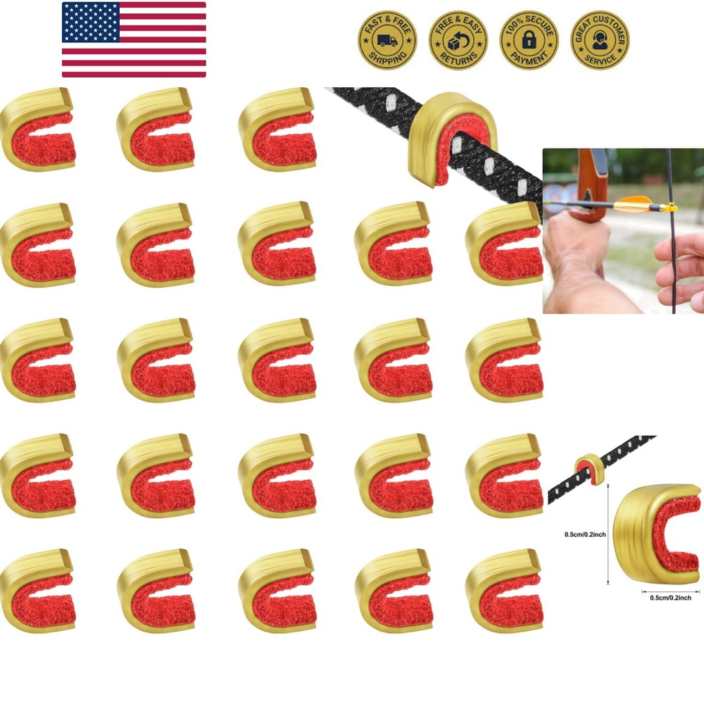 20 Pieces Nock Points Archery String Nocking Points Bow String Buckle Clip fo...