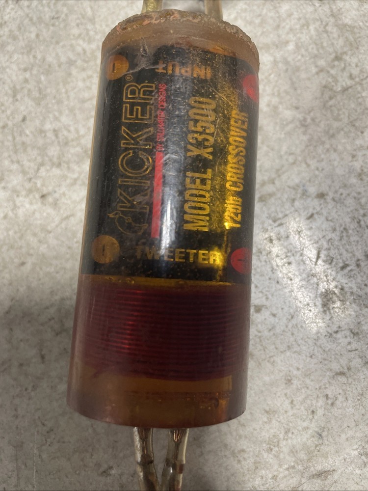 kicker model X3500, 12 db crossover