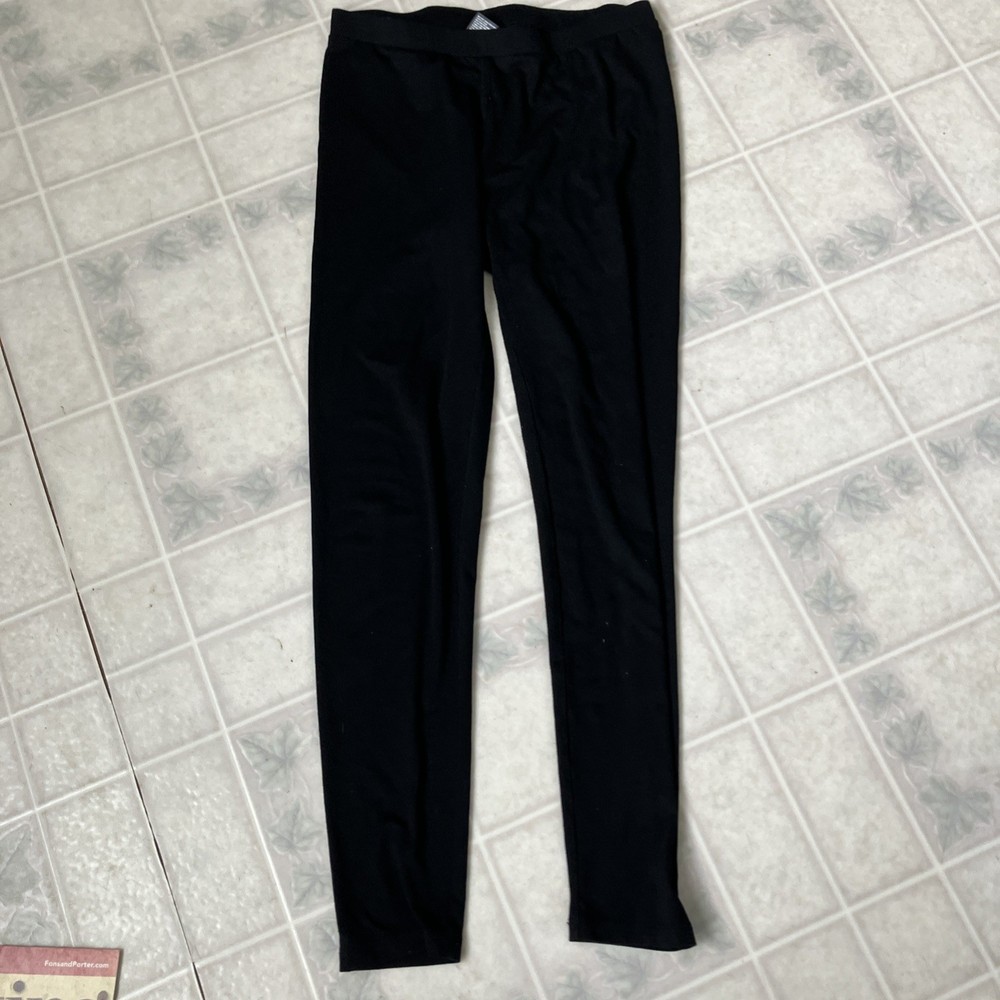 32 DEGREES HEAT WOMEN'S  BASE LAYER PANT Pull On Size Small Black leggings