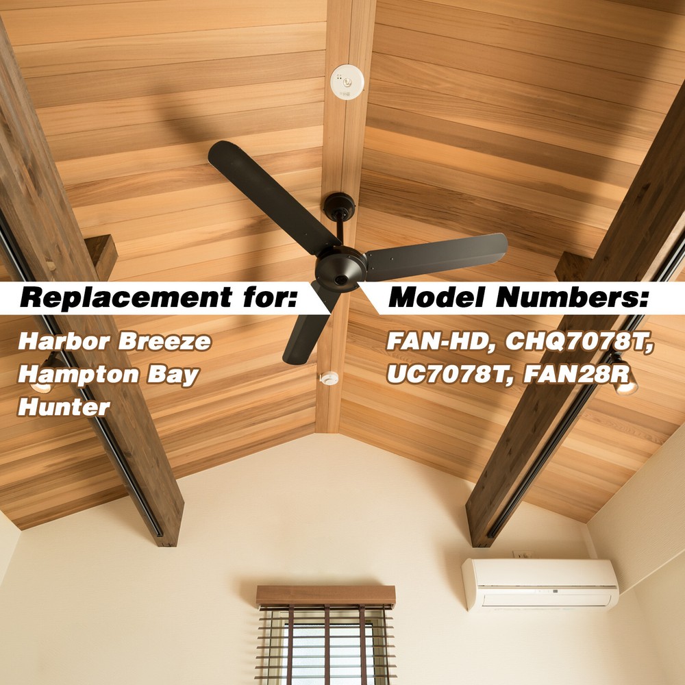 2 FAN-HD Ceiling Fan Remote Control Replacement for Harbor Breeze Hampton Bay