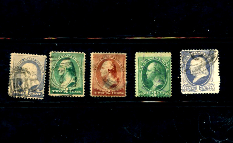 19TH CENTURY US STAMP LOT D 174