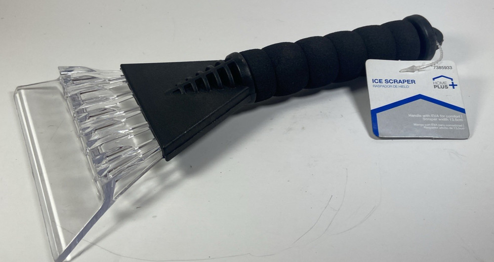 Home Plus 10" Snow Ice Scraper Tool Soft Handle