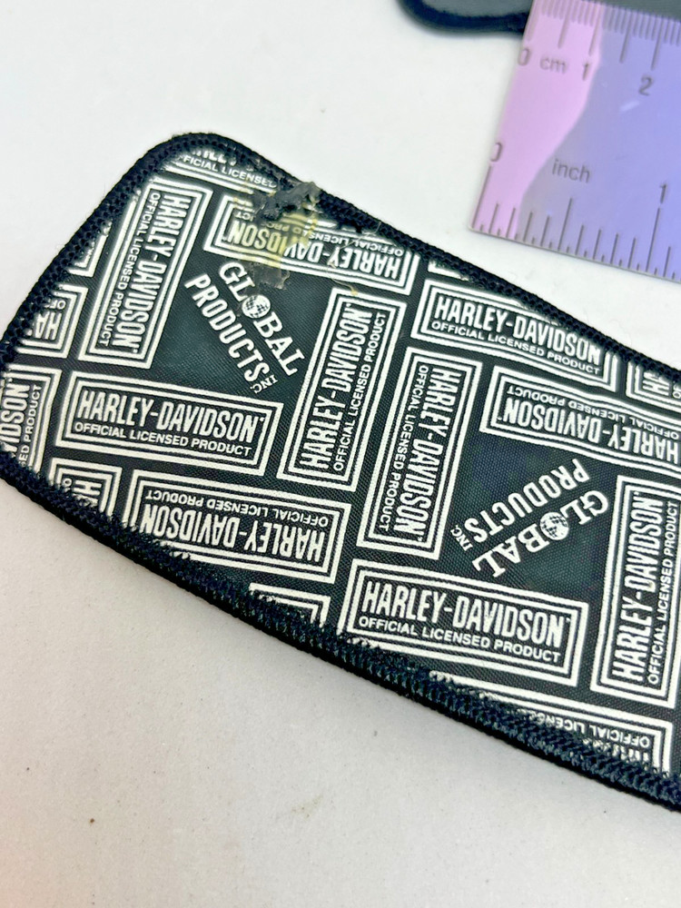 Harley-Davidson 12" Large Rocker Patch Black with Grey background 🔥 🔥