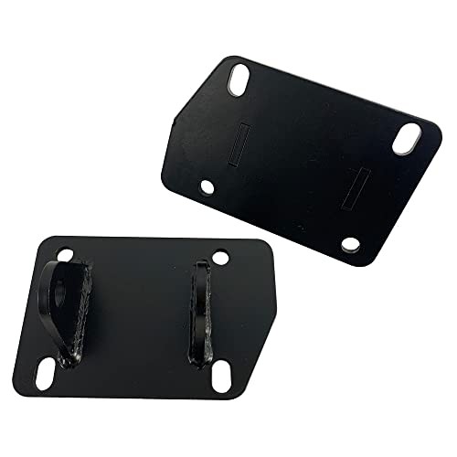 Motor Mount Set Engine & Frame Brackets with Bushings Compatible with Chevy