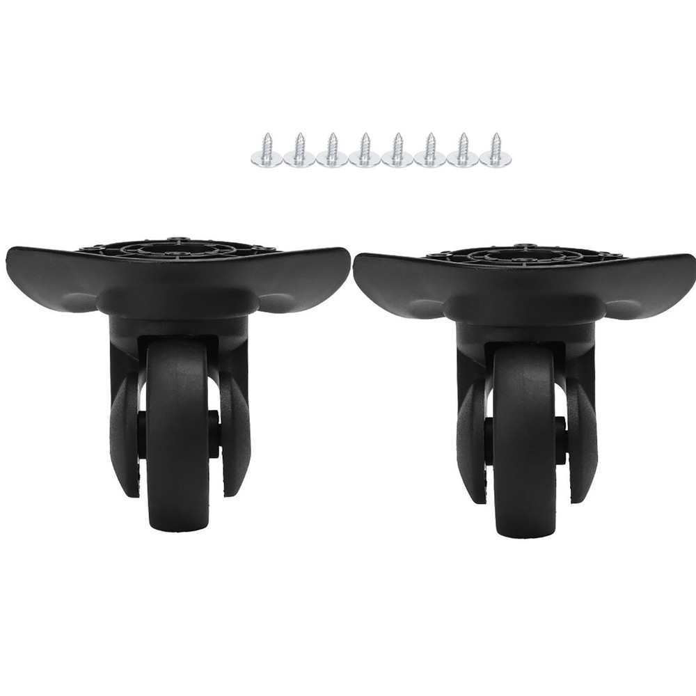 2 Pcs A52 Single Row Wheel Suitcase Luggage Replacement Universal FA