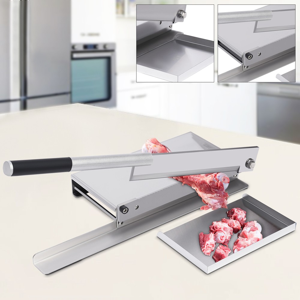 Heavy-Duty Stainless Steel Bone Cutting Machine with Extended Handle