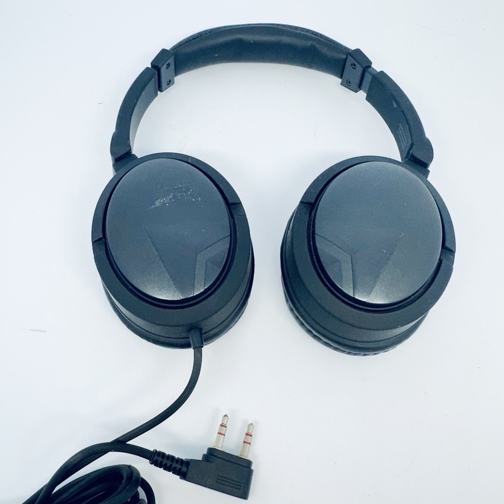 Delta Studio First Class Over-Ear Airline Headphones 2-Pin Connector