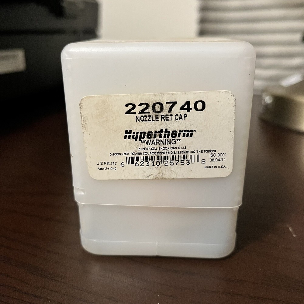 Hypertherm 220740 Cap HPR400XD 260A Bevel Nozzle Retaining Ms