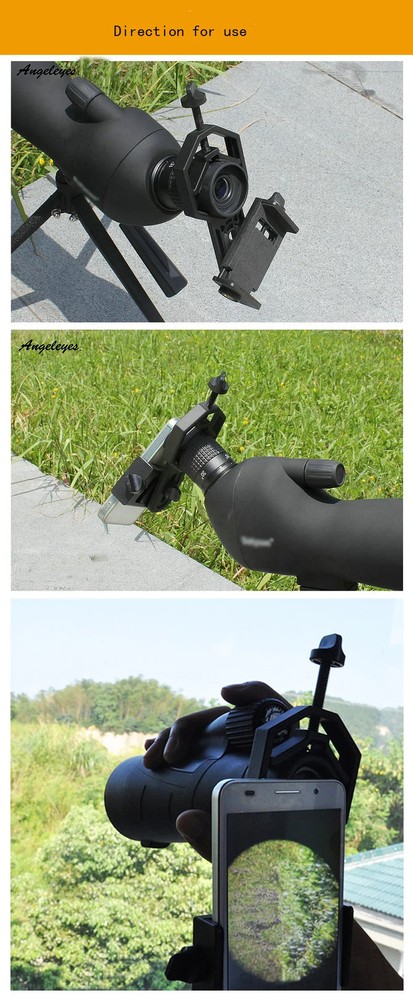 Telescope Universal Camera Cell Phone Bracket Spotting Scopes Telescope Adapter