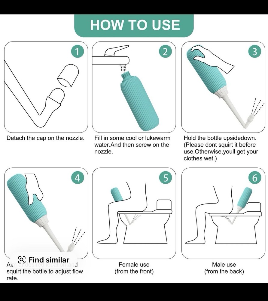 portable bidet bottle
