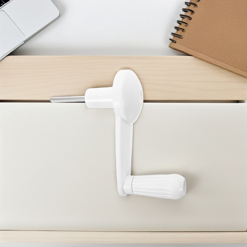 Study Table Lift Handle Adjustable Height Desk Manual Crank for Router