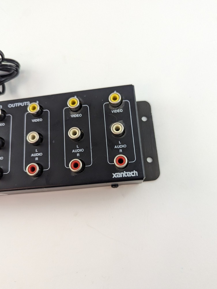 Untested XANTECH AV61 6-Way A/V Audio Video Distribution Amplifier