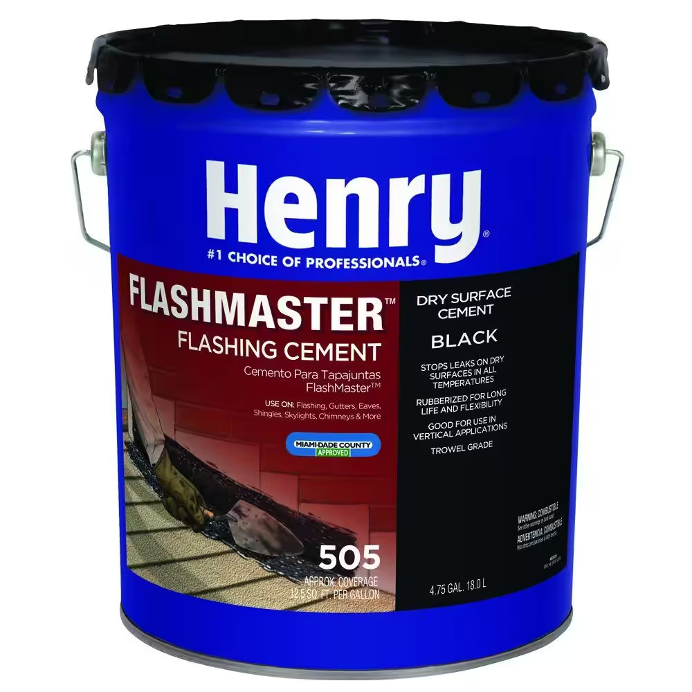 505 Flashmaster Black Flashing Cement 4.75 Gal.