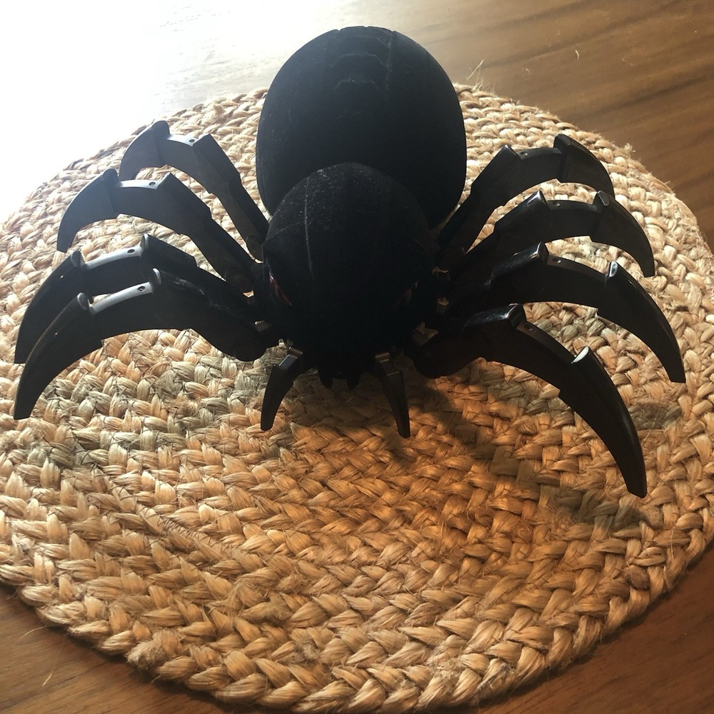 Simulation RC Spray Remote Control Spider  Robot Toy  Realistic Works DEERC