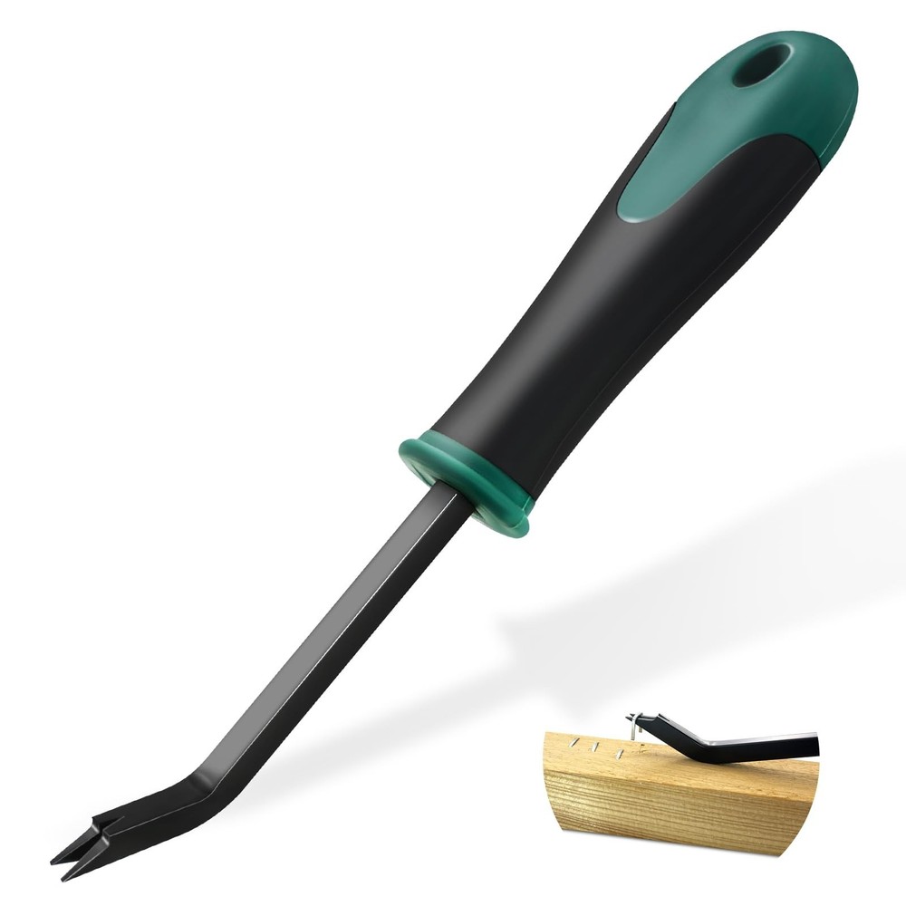 Heavy Duty Staple Remover, Upholstery Staple Puller Lifter Tool for Carpet, H...