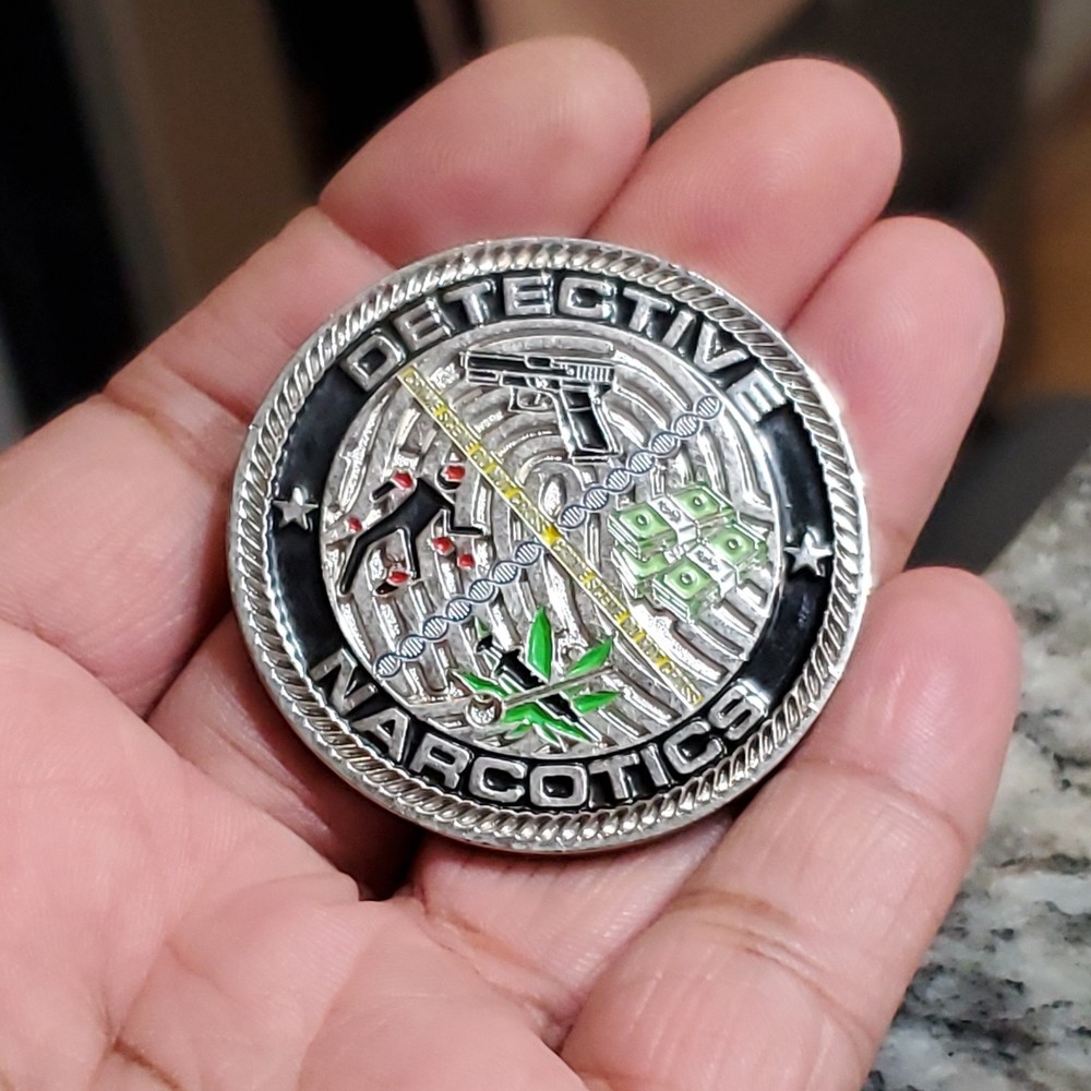 Alexander County Sheriff’s Office CID Detective Narcotics Challenge Coin
