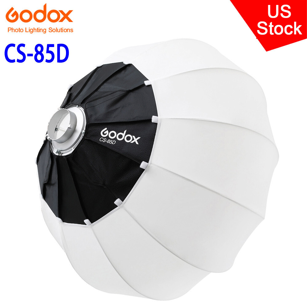 US Godox CS-85D 85cm Bowens Lantern Softbox Foldable Quick-install Flash Softbox