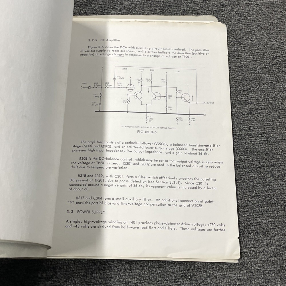 Kintel COHU Model 111A DC Amplifier Technical Manual 2X-8
