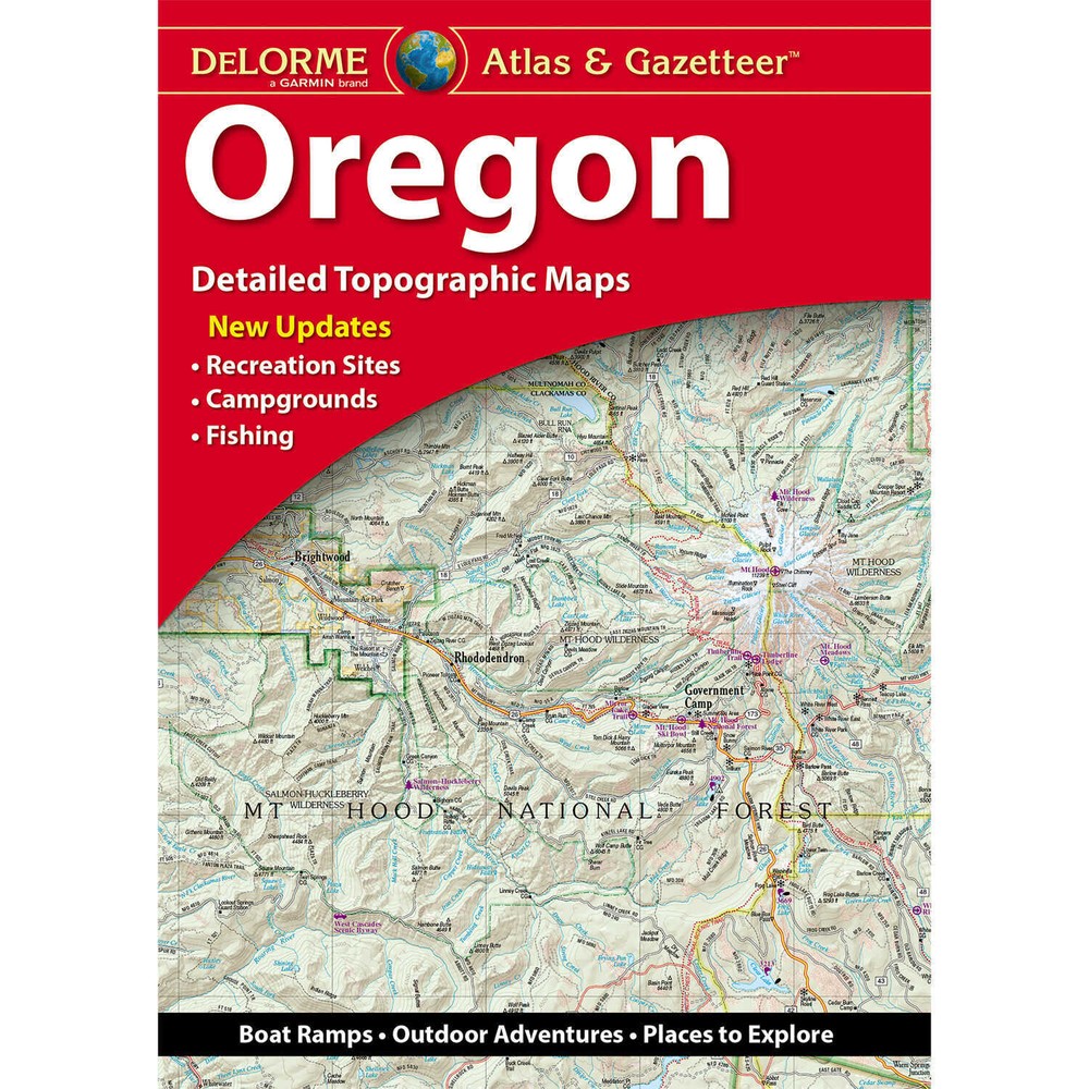 DeLorme Topographic Atlas Oregon