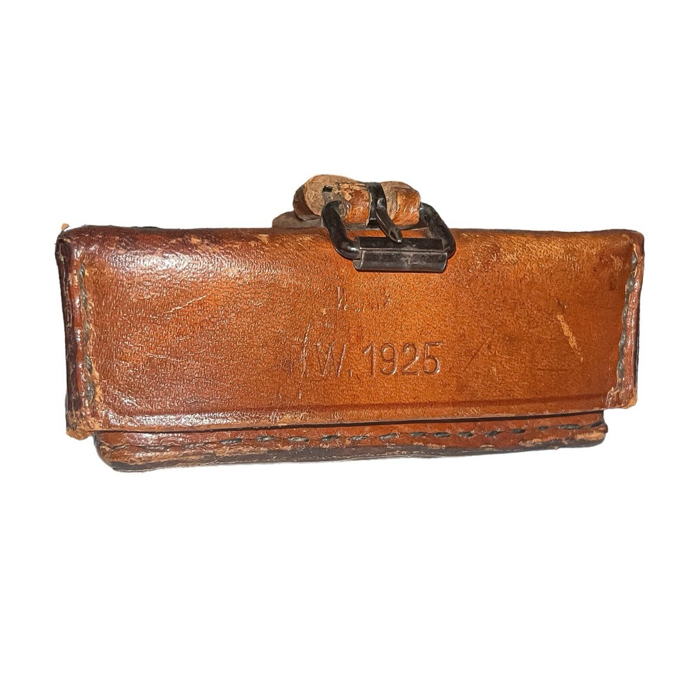 German WW2 1925 Dated Elementprüfer Leather Case