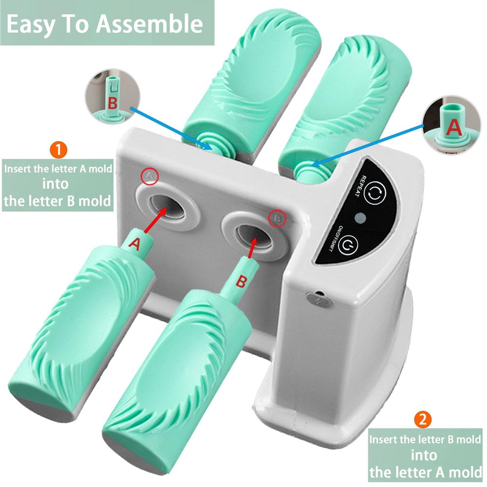 Electric Dumpling Maker Two Sizes Double Head Automatic Electric Dumpling Mak...