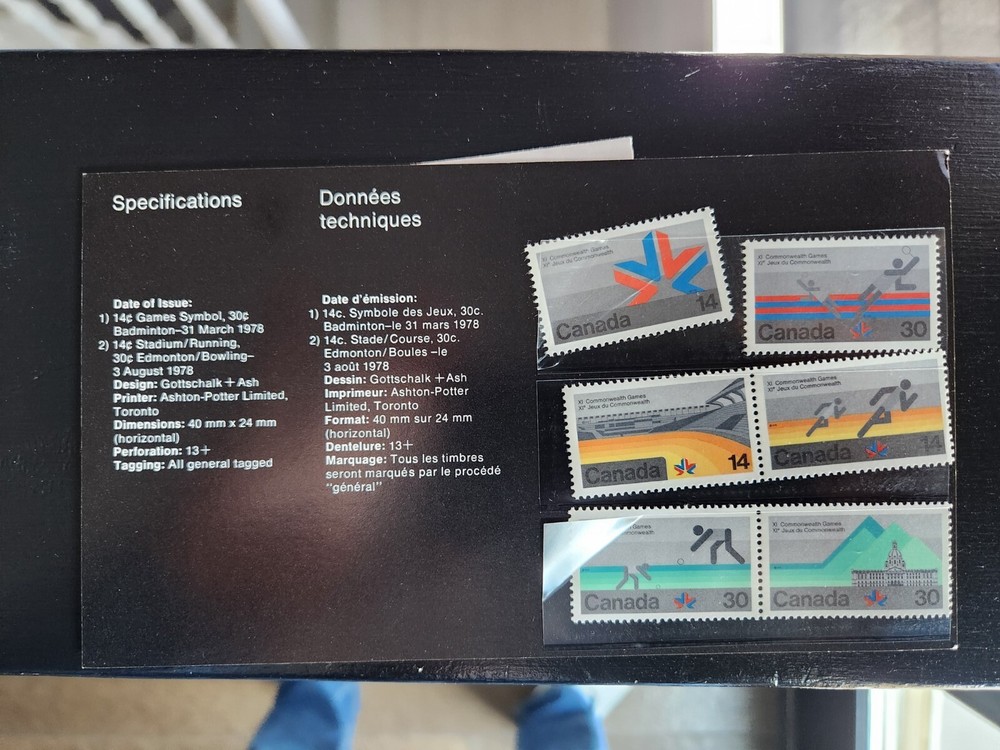 XI Commonwealth Games stamps Canada 1978