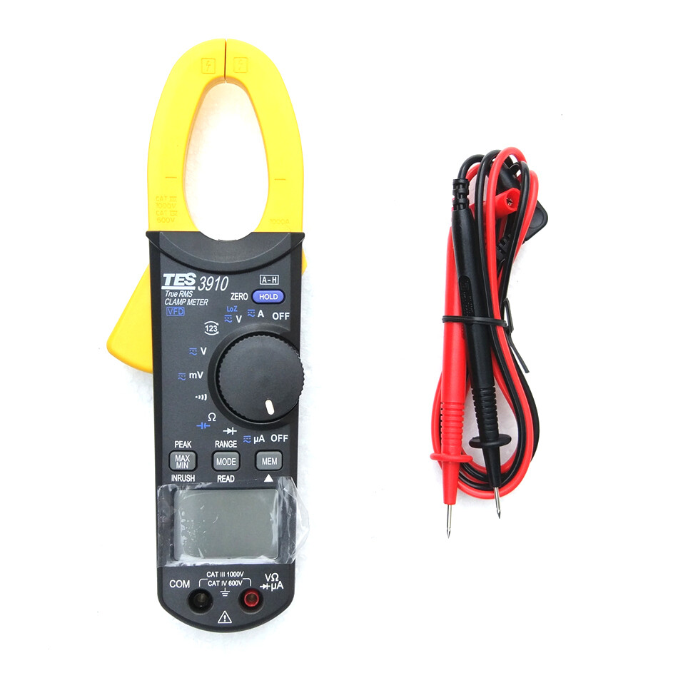 TES-3910 Trms Clamp Meter AC-DC 1000V