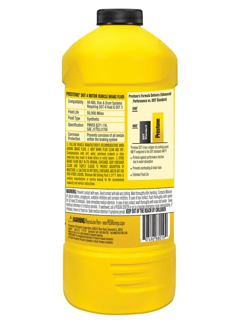 Prestone DOT 4 Brake Fluid 32 fl oz