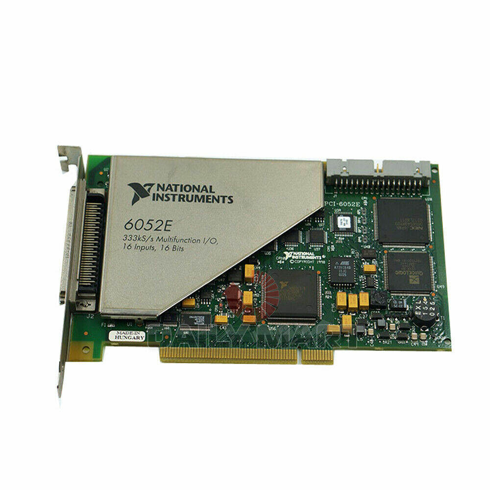Used & Tested National Instruments PCI-6052E Card Analog Input