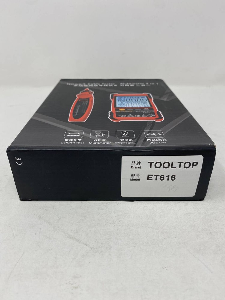 Thunder Tools TOOLTOP ET616 Handheld Portable Network Cable Tester with LCD