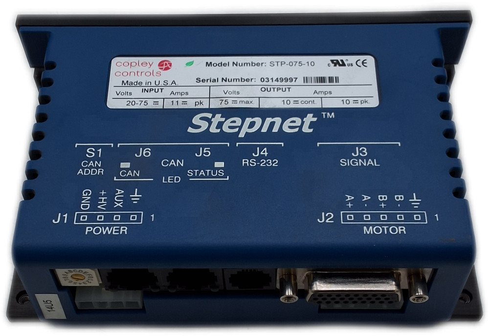 Copley Controls Stepnet STP-075-10 Stepper Driver