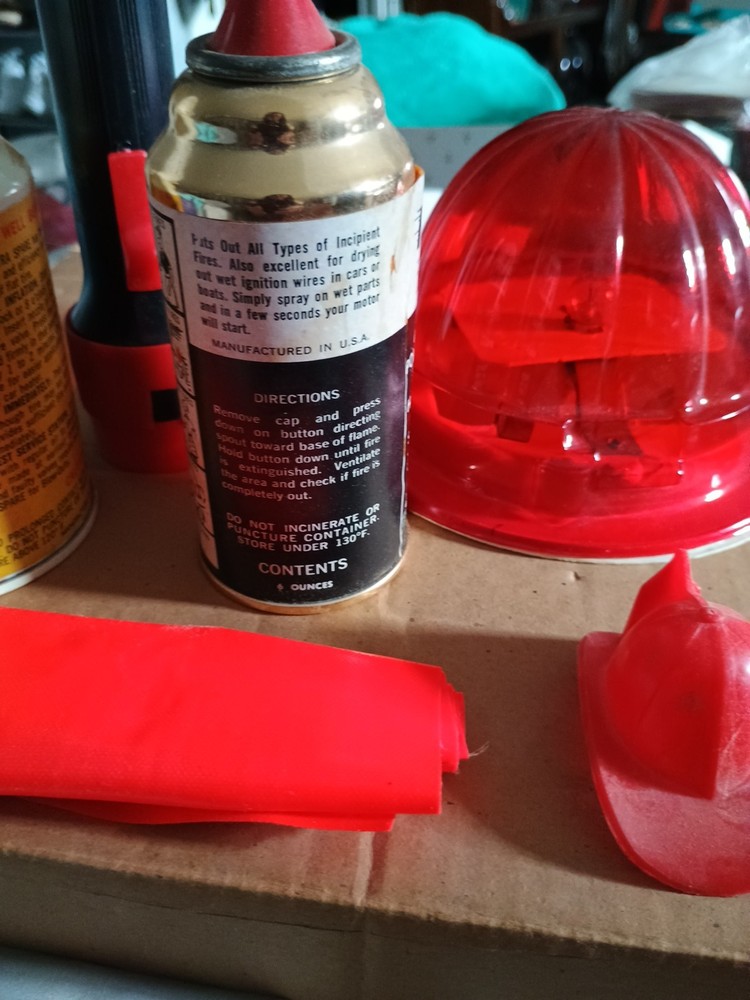 Vintage Highway Emergency Kit W Leather Case