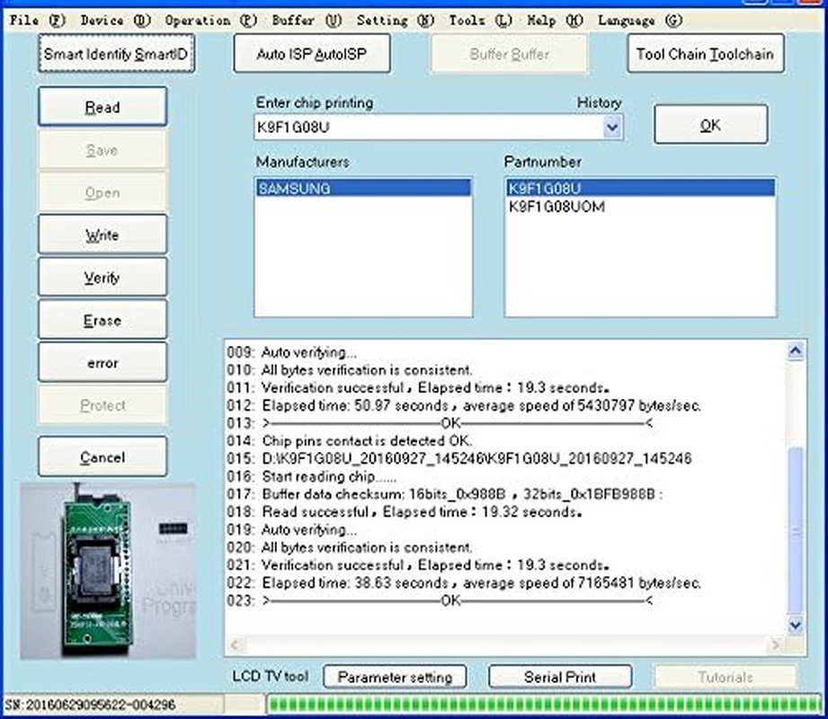 RT809H Emmc-Nand Flash Extremely Fast Universal Chip Programmer Kit IC Programm